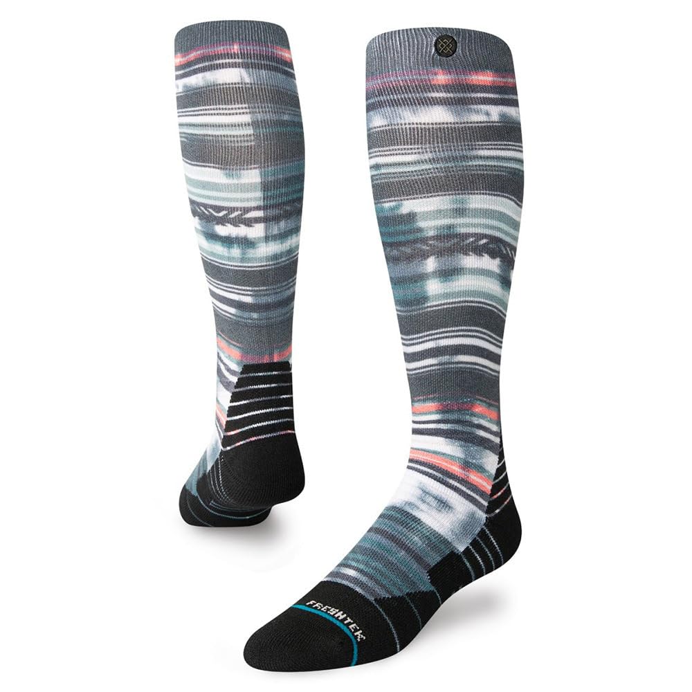Stance Traditions Snow Socks Teal Patterned Large