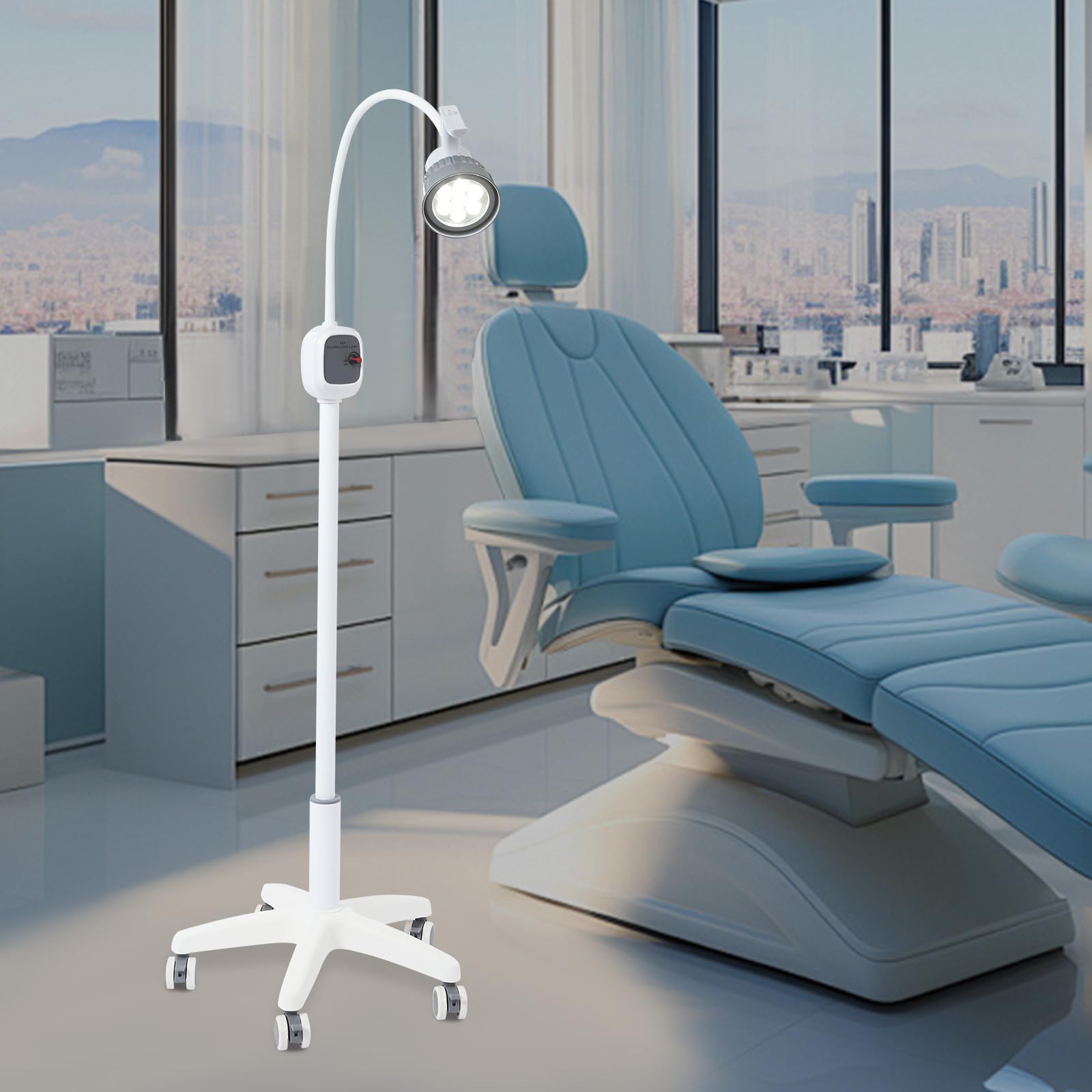 Lampada da esame chirurgico, 12 W, lampada a LED, dimmerabile, lampada per esami ginecologici, per ospedali dentali, chirurgia estetica, procedure chirurgiche