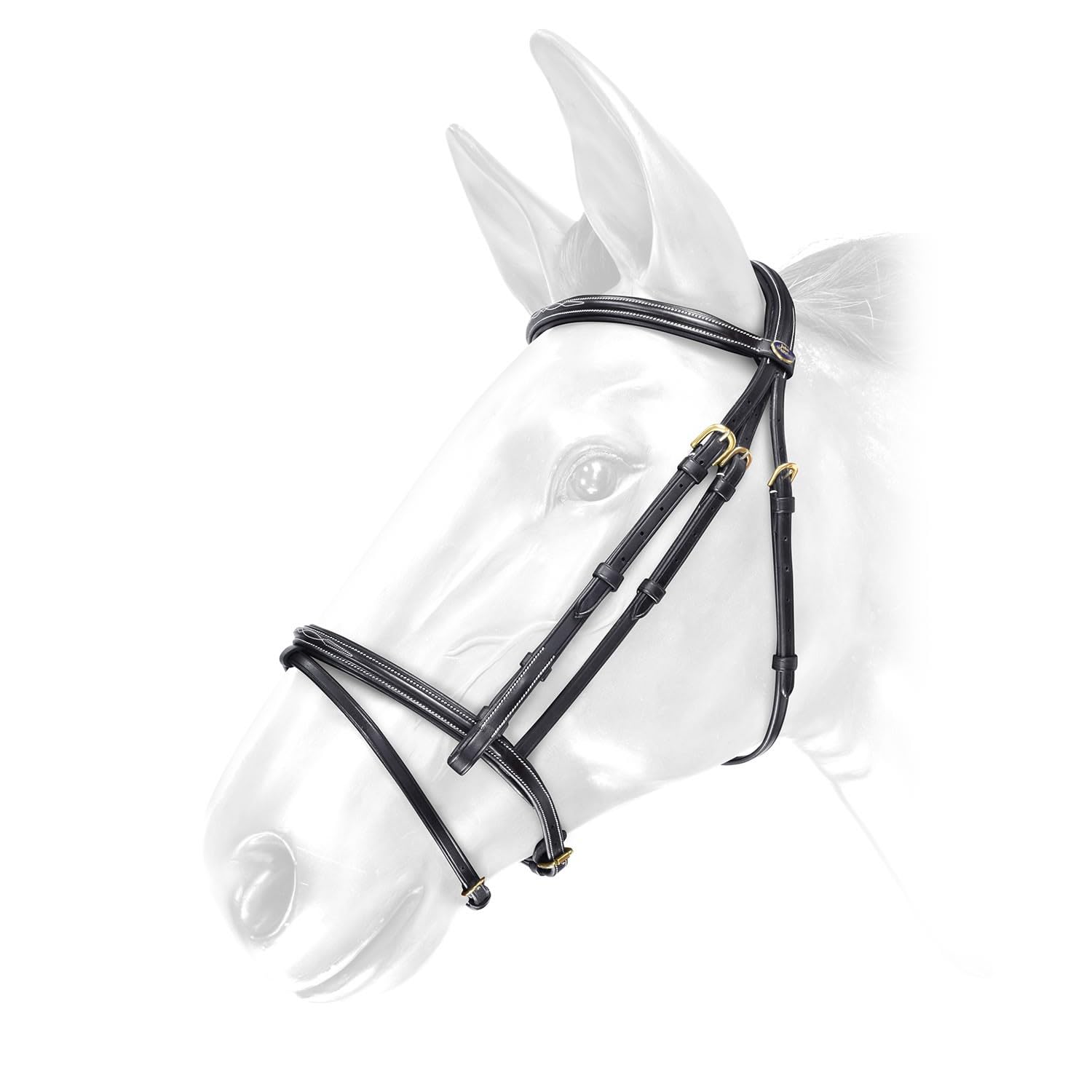 John WhitakerValencia Super Deluxe Pelle Briglia Flash per Cavalli