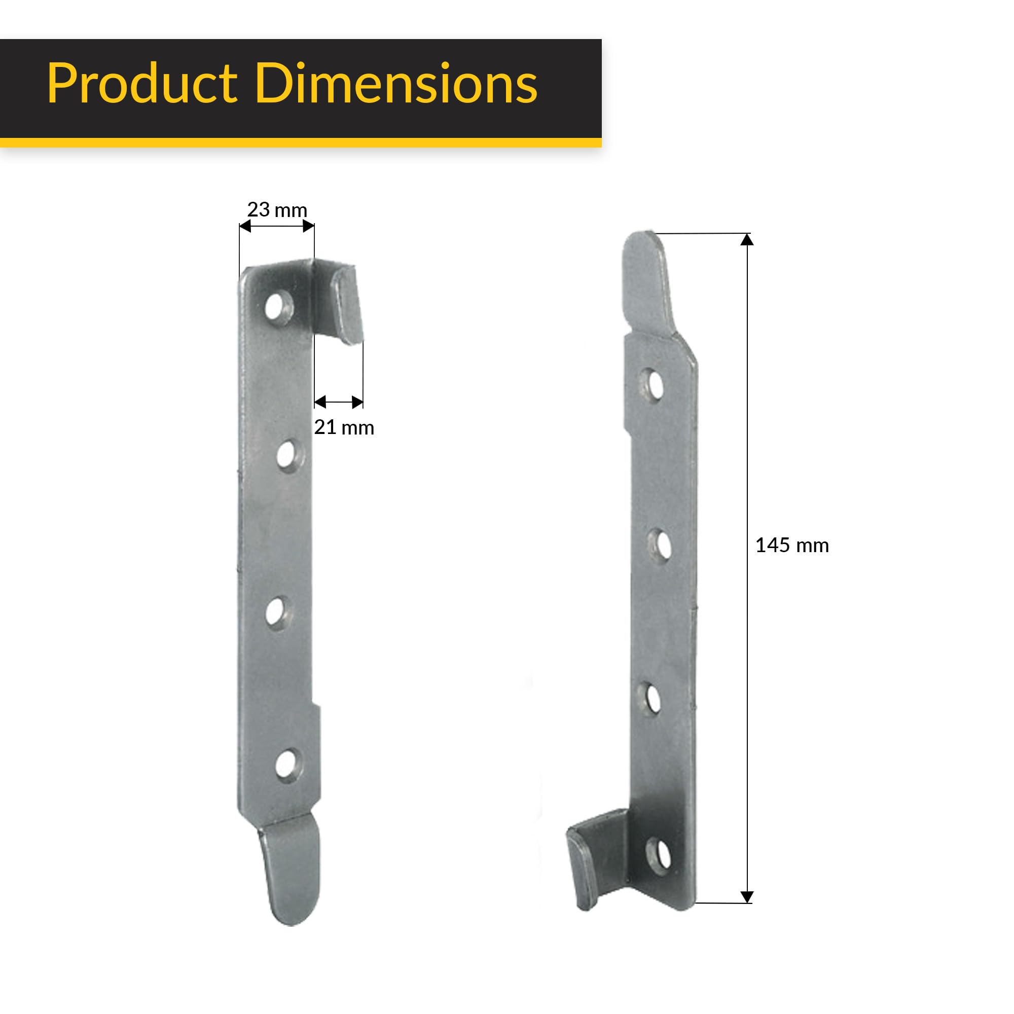 Brixwell QHYP-002 Bed Connecting Bracket,Screw-Mounted 5 5/7