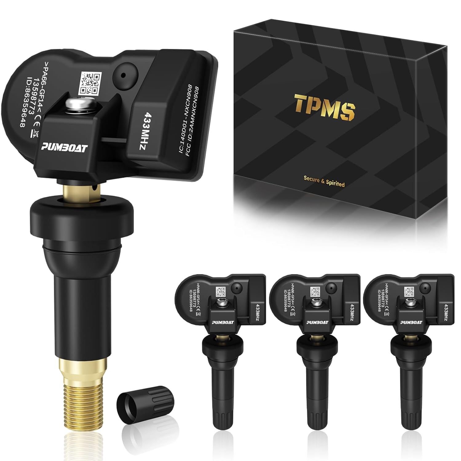 Amazon.com: PUMBOAT TPMS GM 433Mhz Pre-programmed,Compatible With GMC ...