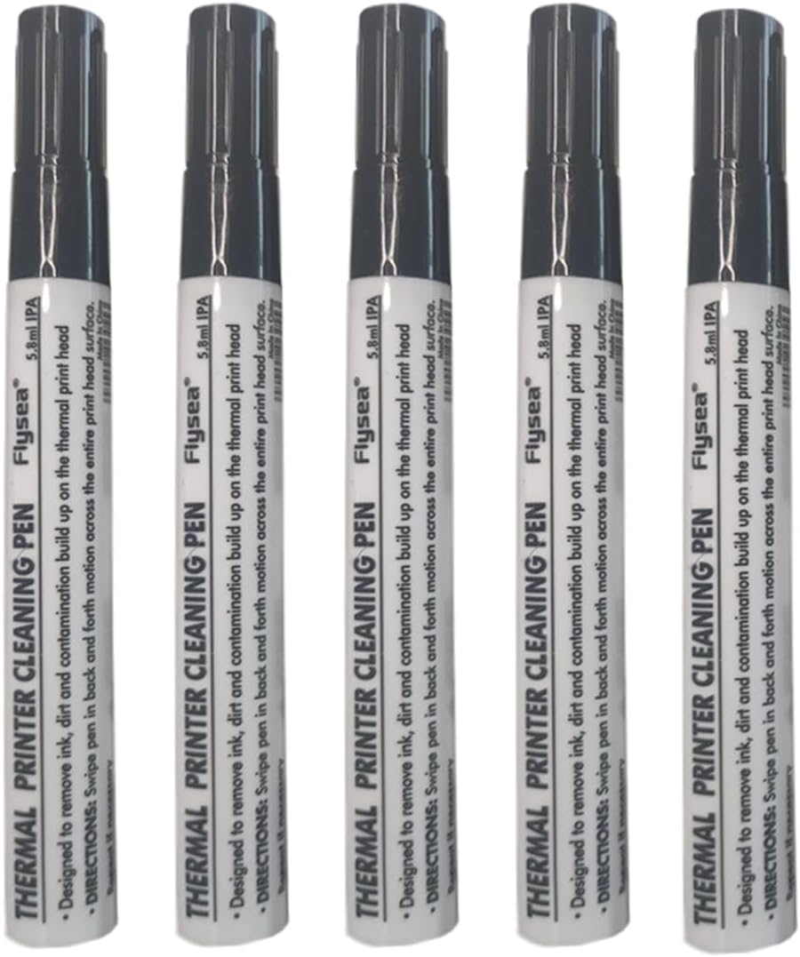 Product image of Starsouce 5 Pack Thermal Printer Cleaning Kit Universal Printhead Cleaning Pen for Receipt Shipping Label POS Card Thermal Printer