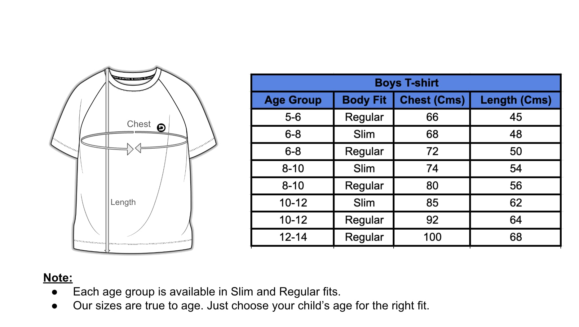 Dripmov Premium Boy's T-Shirt |Regular Fit | Solid Plain t Shirt | Activewear Jersey for Kids | Quick Dry | Flexible for Sports & Casual Wear- Black (10-12 Years) 1