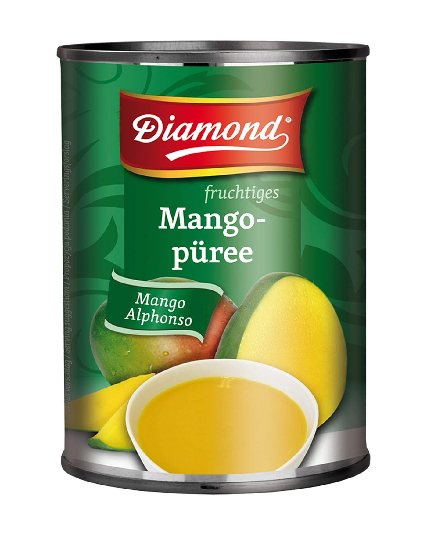 Puré de mango Alphonso 850 g conserva de fruta en lata