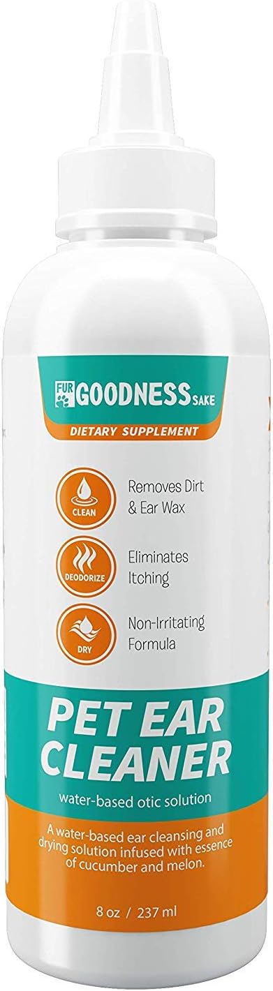 OmegaPet Dog Ear Cleaner | Itching, Odour and Gunk Gone in 2-3 Days | Gentle Natural Drops Best for Yeast, Mites and Infection