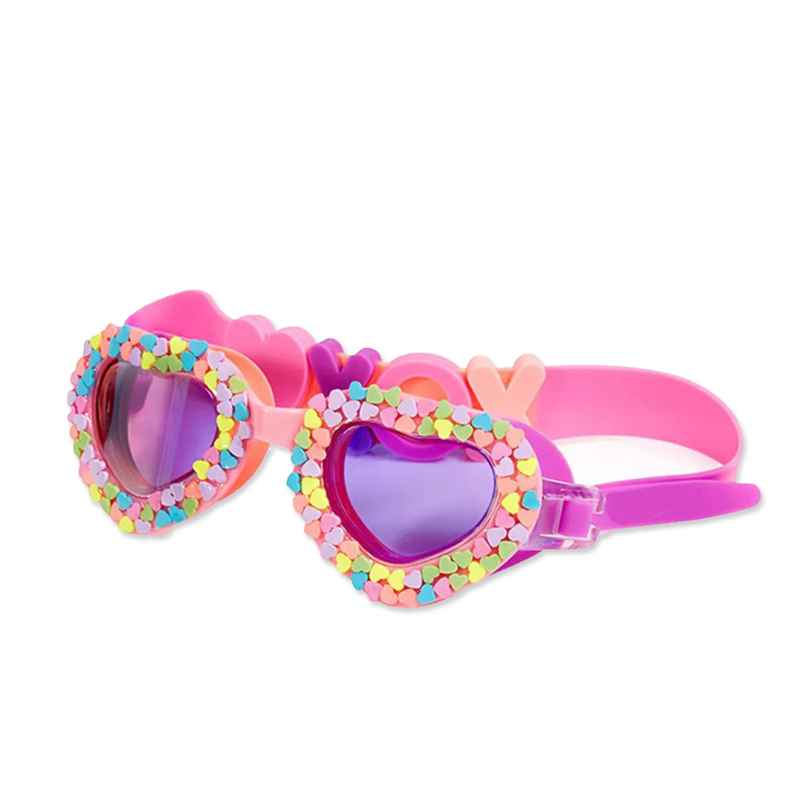 OLYSPM Gafas Natacion Niño,Gafas Natacion Niña,Gafas de Natacion Corazón para Niños como Regalo de Cumpleaños,Gafas Piscina con Antivaho,Sin fugas,Protección UV de 5 a 15 Años