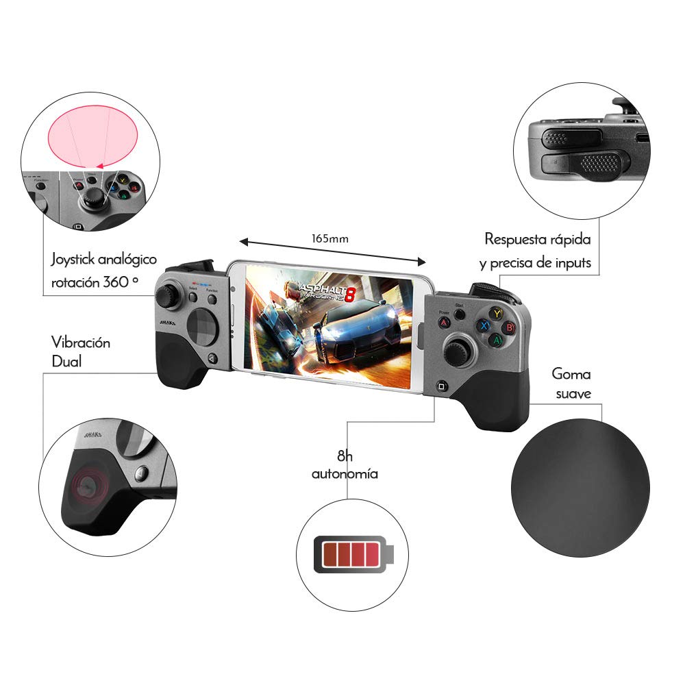 Amazon | SHAKS S5i Android向けワイヤレスゲームパッドコントローラ