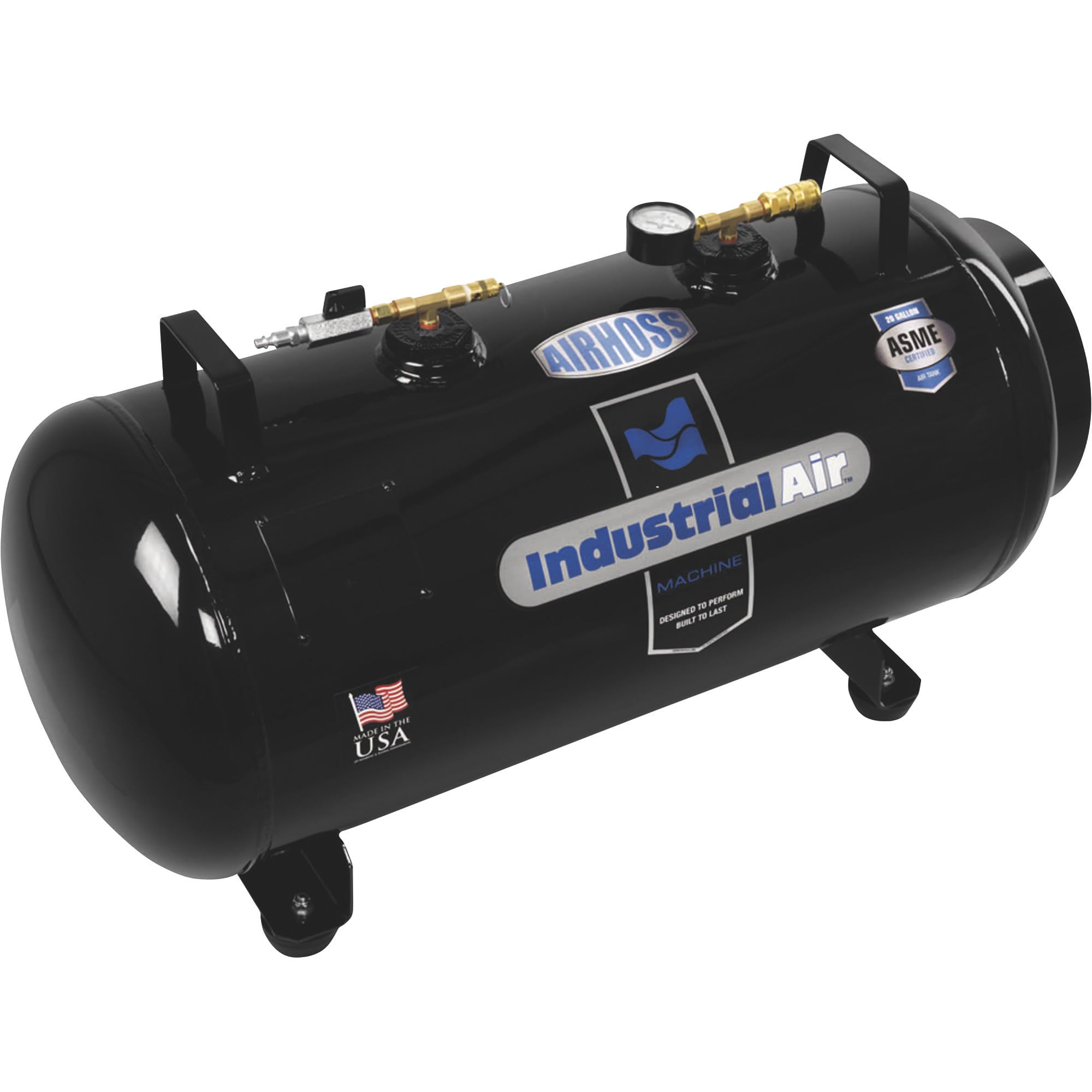 Industrial Air IT20ASME 20 Gallon ASME Certified Vertical/Horizontal Air Receiver Tank