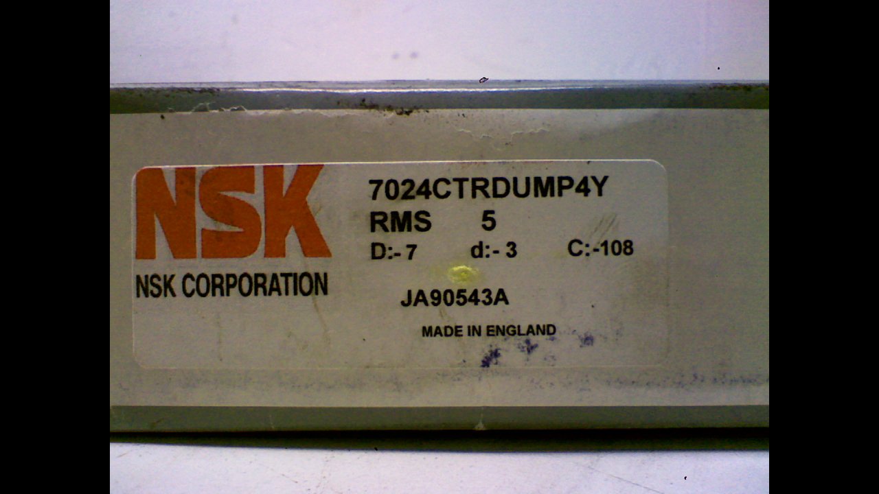 Nsk 7024Ctrdump4y Super Precision Bearing 7024Ctrdump4y
