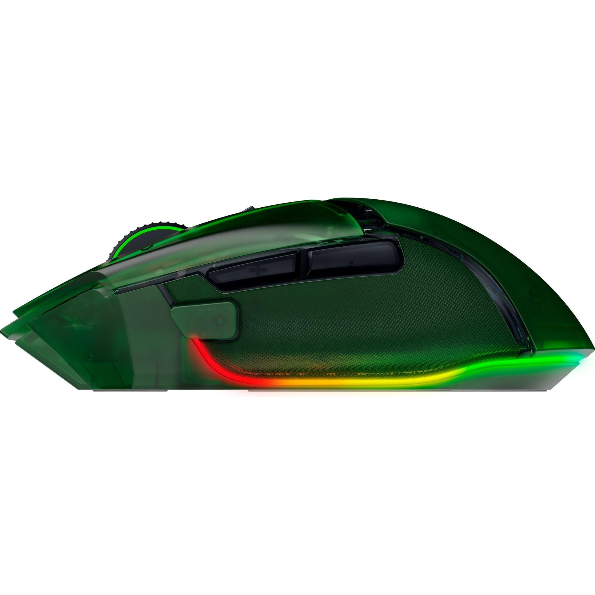 Razer Basilisk V3 Pro 35K Phantom Green Edition - pełni konfigurowalnej bezprzewodowej ergonomicznej myszy do gier RGB - 4-kółko przewijania - czujnik 35K DPI - 13 przycisków | Phantom Green