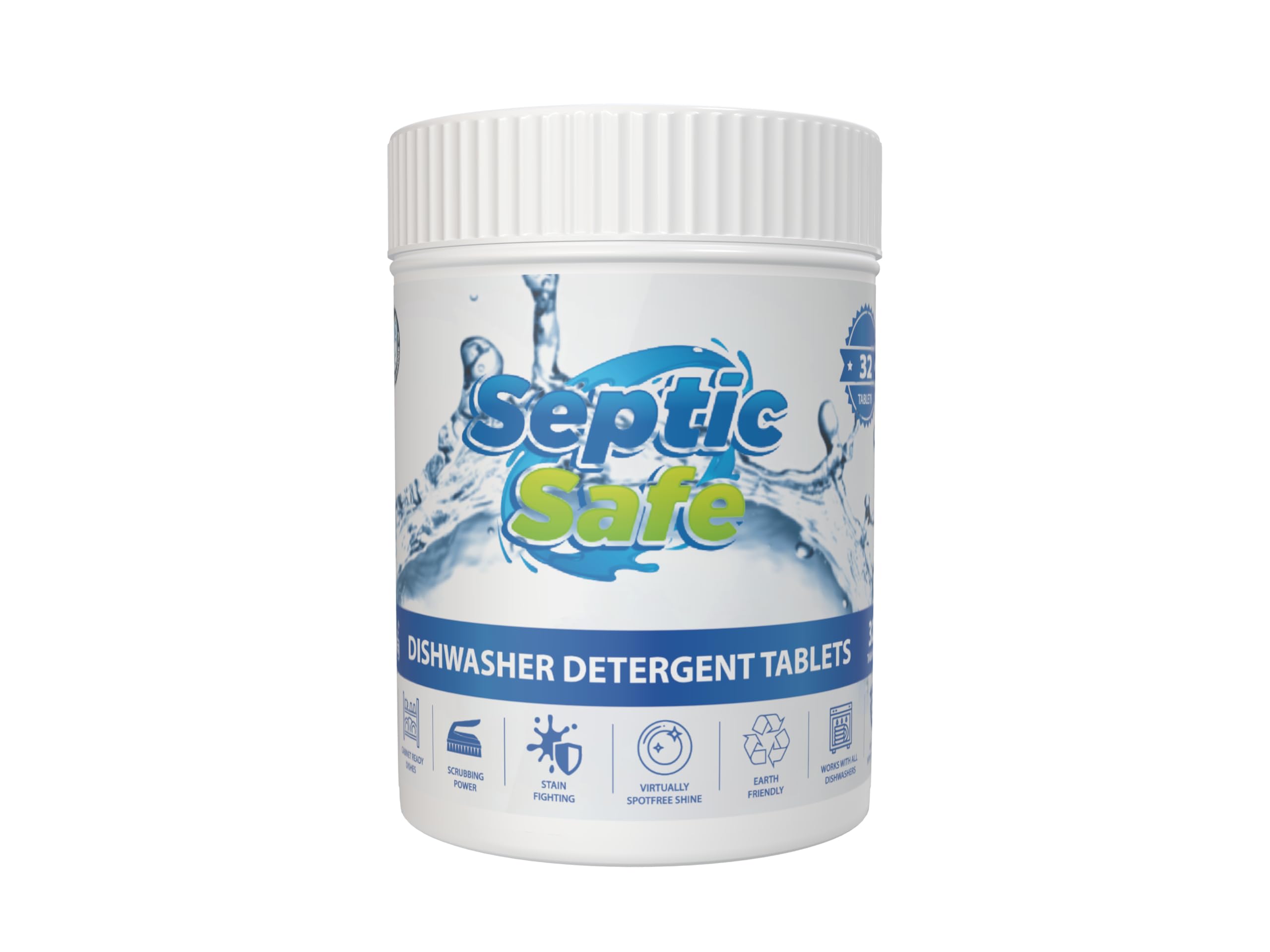 Septic Safe Dishwasher Pods - 32 Count