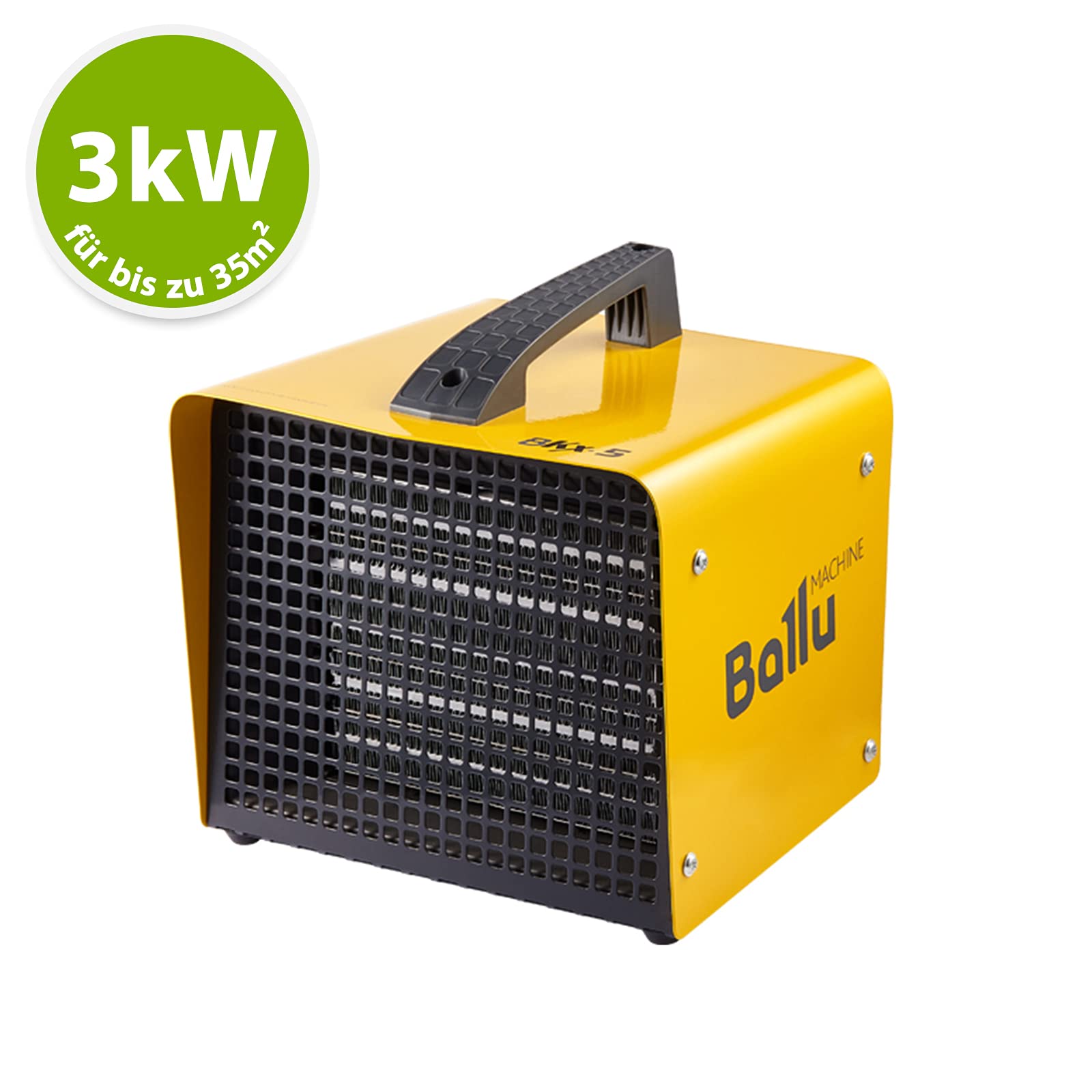 MASKO® Elektrische Verwarming, Ventilatorkachel, Bouwverwarming, 9 KW Keramische Warmtestraler 9000 Watt Elektrische Verwarming Met Thermostaat Met 3 Warmtestanden Elektrische Verwarming Vo