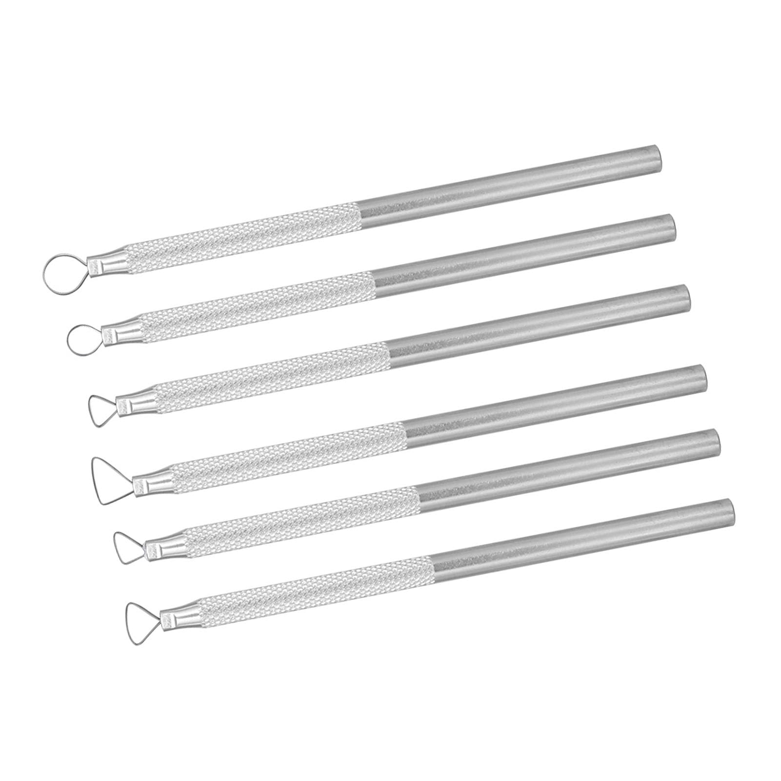 Set 6 Strumenti Per Intaglio Ceramica - Raschietti In Lega Per Argilla E Dettagli - Foto 7