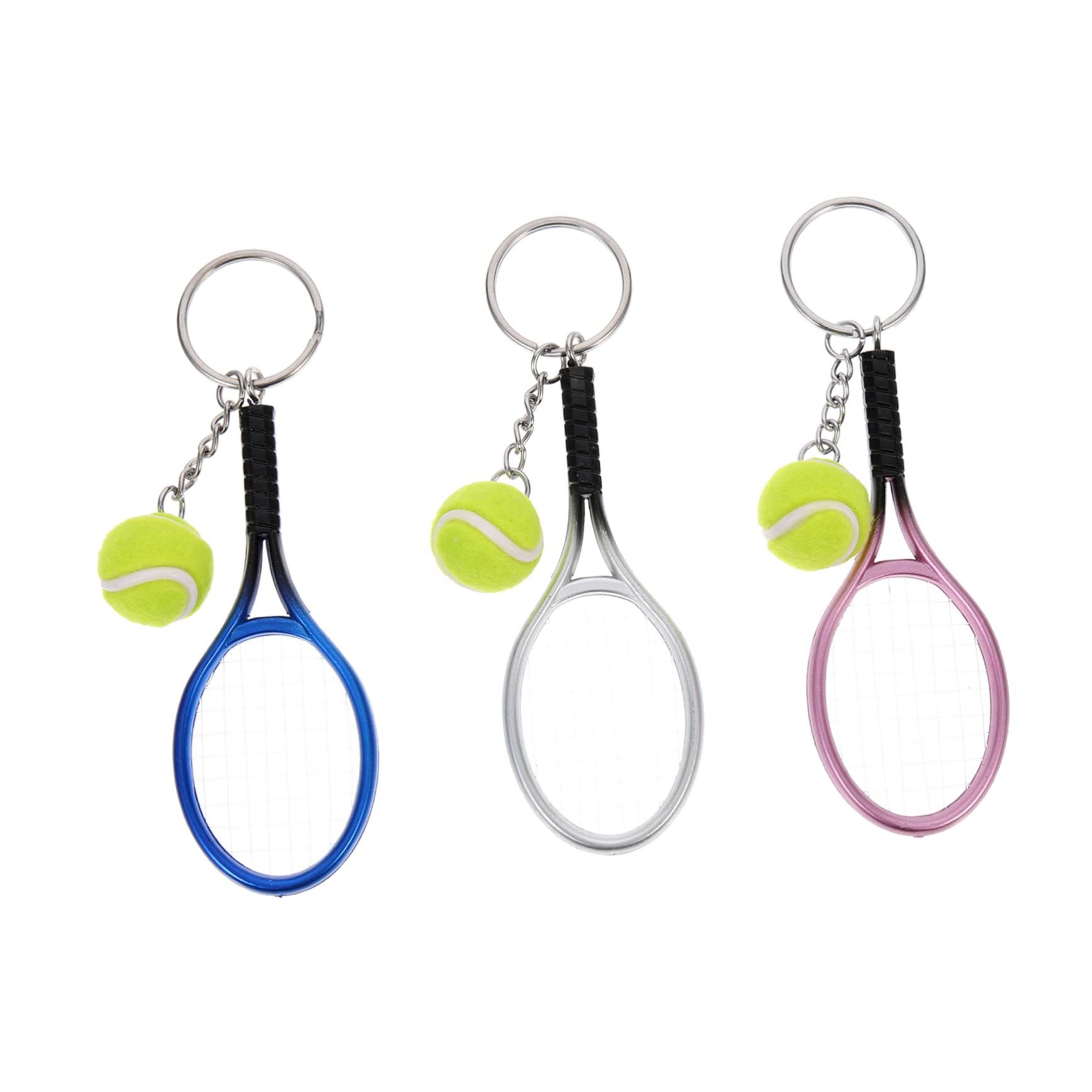 SOIMISS portachiavi da tennis ornamento da tennis portachiavi pallavolo accessori sportivi gadget tennis accessori tennis portachiavi in ​​plastica accessorio fondamentale