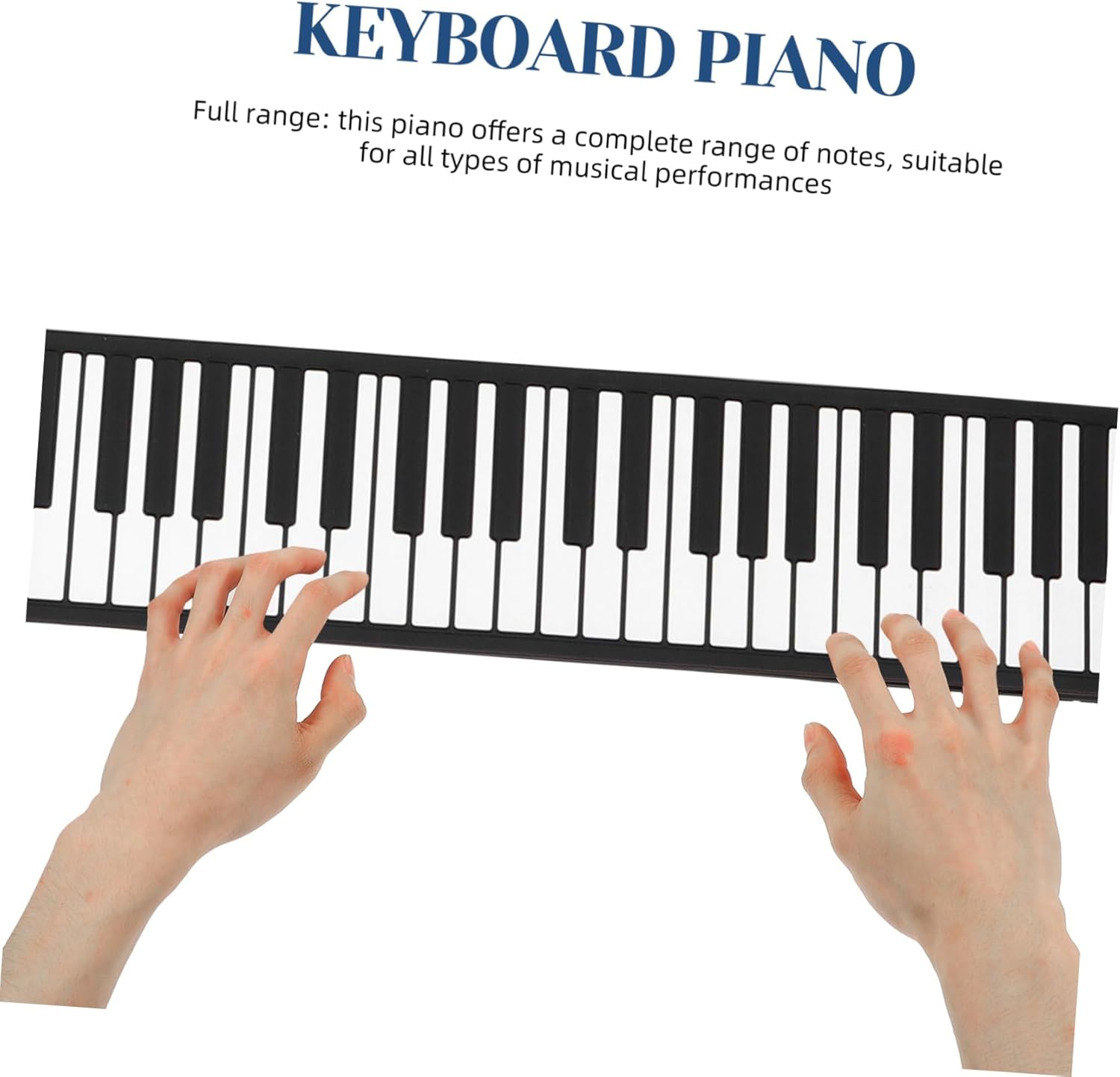 Portable Key Hand Roll Piano Speaker Foldable Silicone Electronic Keyboard for Beginners and Travel Musicians Battery Powered Lightweight Design Easy to Store and Transport