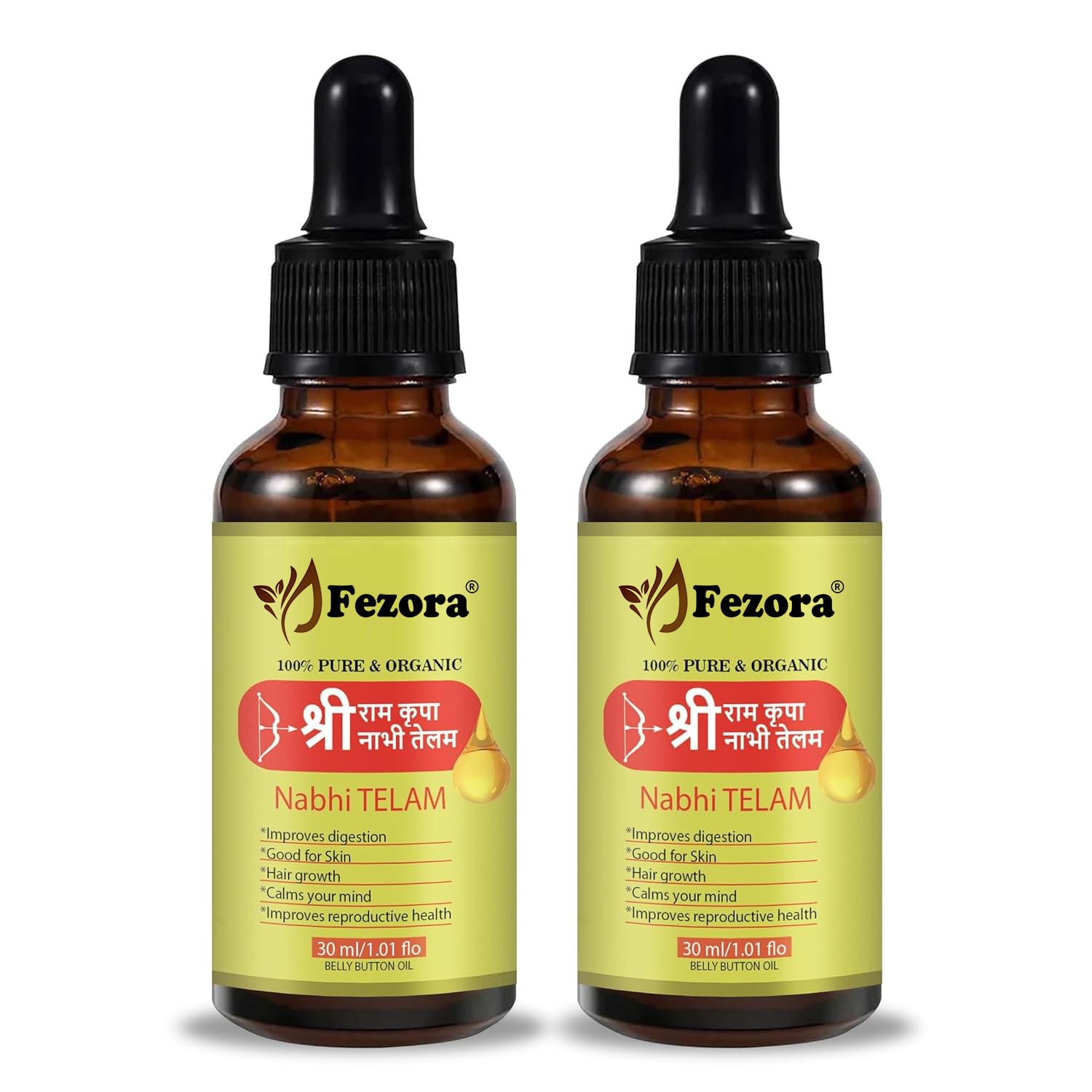 Fezora Ayurvedic Ramban Multi Benefit Nabhi Oil [100% Herbal](Pack Of 2) (B0CZP4798K) Amazon Price History, Amazon Price Tracker