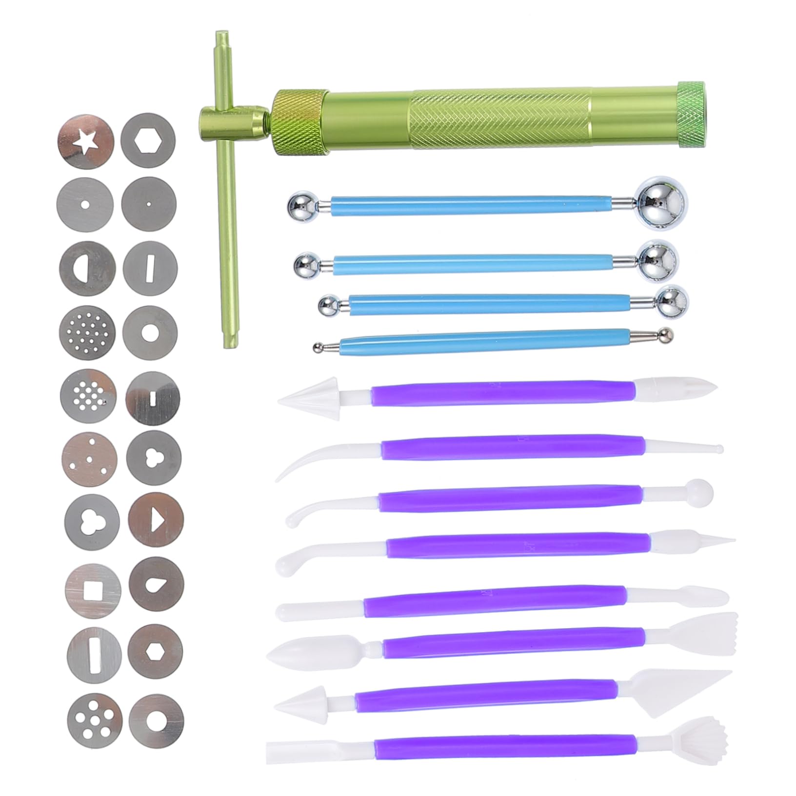 SHINEOFI Cuchillos para Trinchar de Herramientas Multiusos para Esculpir Pasteles de Arcilla para Decorar Fondant y Modelar Polímeros Cocina o Talleres de Arte