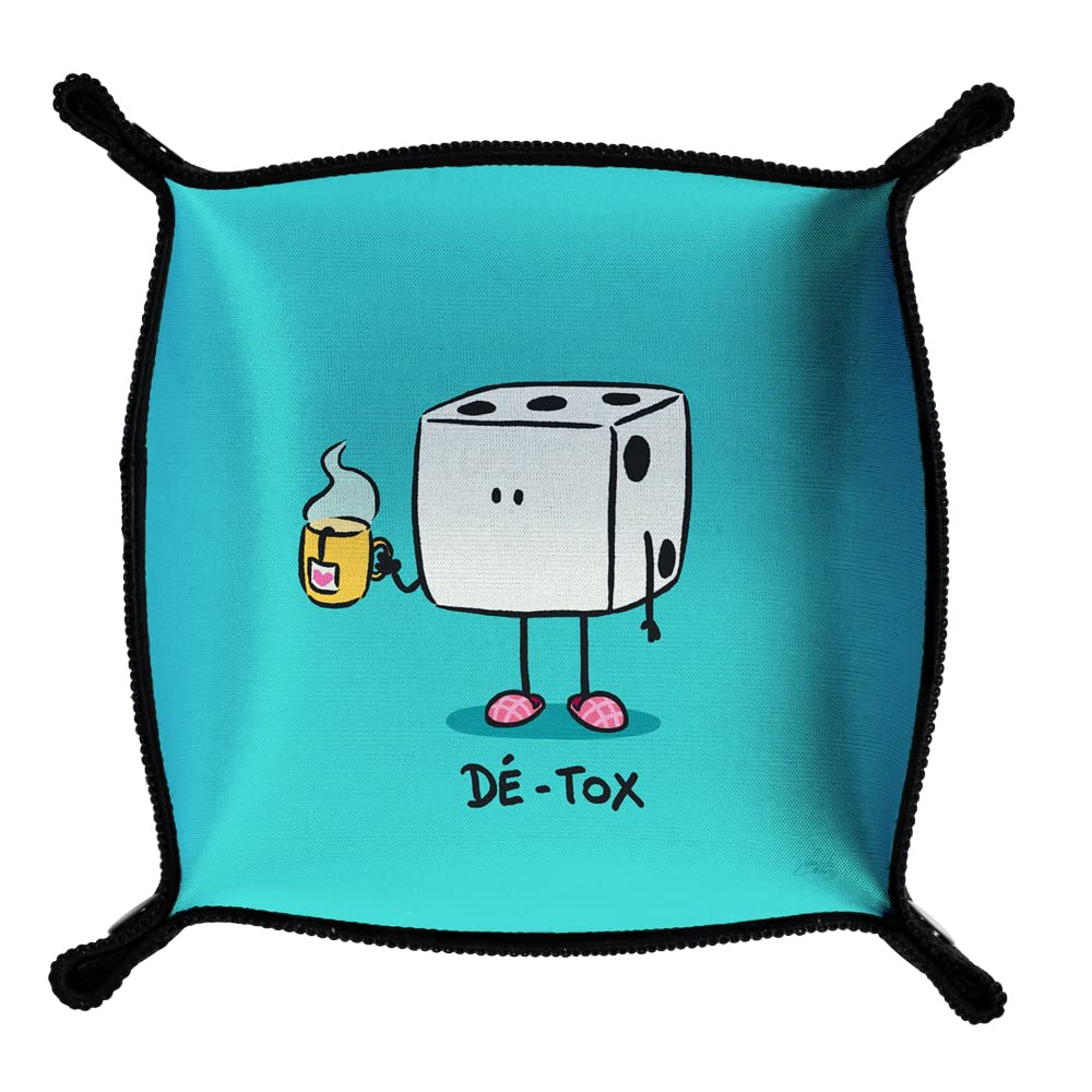 IMMERSION Piste De Dés 21×21 Cm Pliable – Neoprène Anti-dérapant – Fabriquée En France – Accessoire JDR