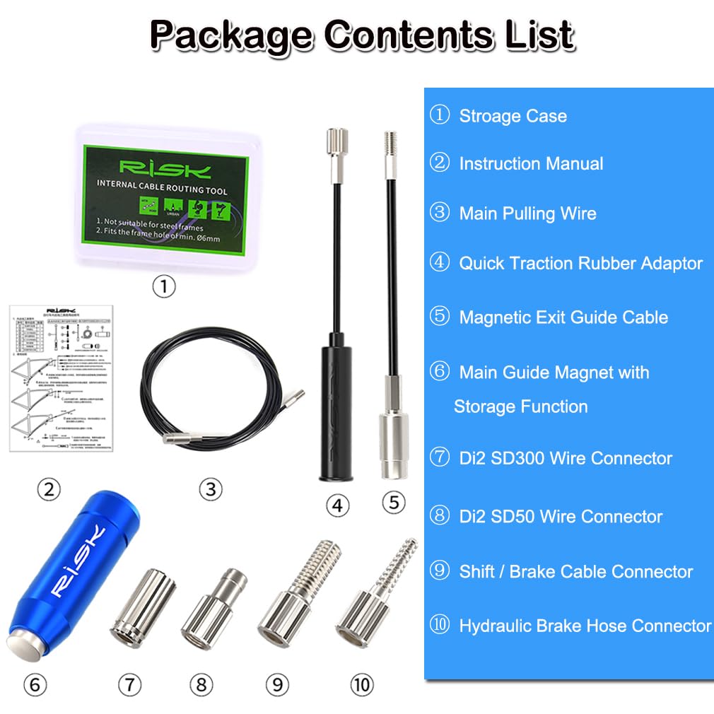 Snapklik.com : CYSKY Bike Internal Cable Routing Tool Kit