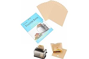 Reusable Toaster Bags: 12-Pack of Non-Stick Sandwich Makers for Toast, Microwave, Grill, and Oven