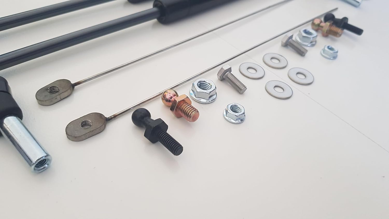 Front Hood Bonnet Shock Absorber Strut Lift Damper x2 pc Installation Rod Kit Fit Mazda CX-9 I 2006-2016 CX9