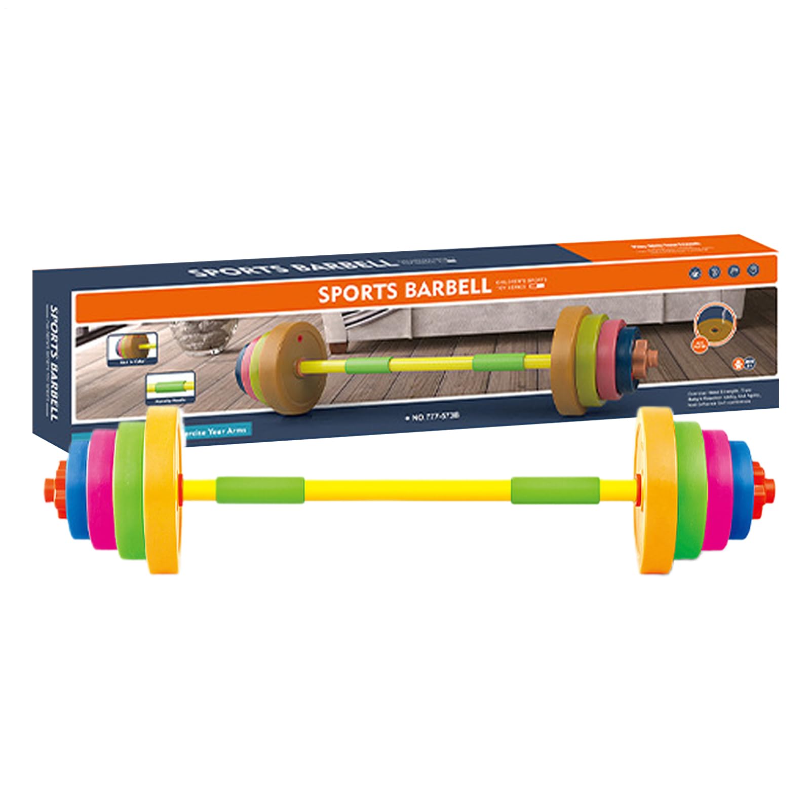 Kids Dumbbell Toy - Set Di Sollevamento Pesi Per Bambini | Giocattolo Di Allenamento Regolabile, Attrezzatura Da Palestra, Giocattolo Di Allenamento Per Il Corpo Per Ragazzi E Ragazze