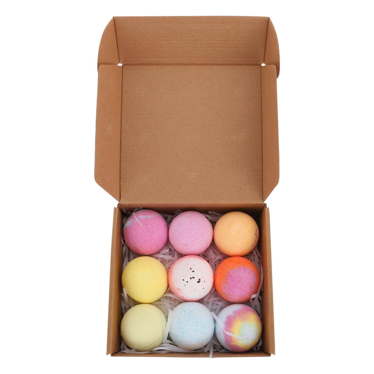 9 Piezas Bolas de Baño de Esenciales 60g, Set