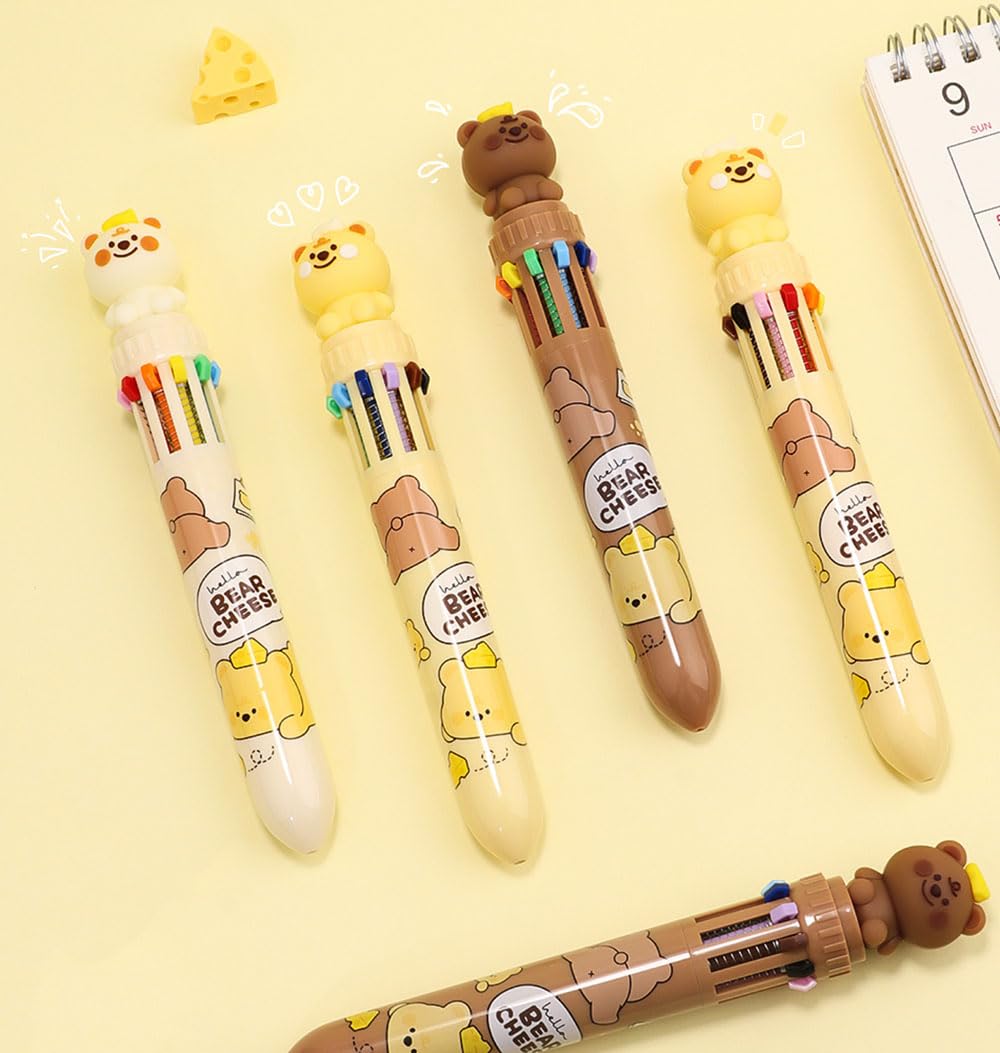 カスタムボールペン  «No.33»  4色ペン ゴールド  くま カスタムボールペン «No.33» 4色ペン ゴールド くま