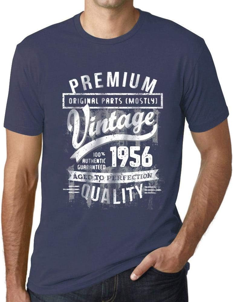 Men's Graphic T-Shirt Original Parts (Mostly) Aged Perfection 1956 68th Birthday Anniversary 68 Year Old Gift