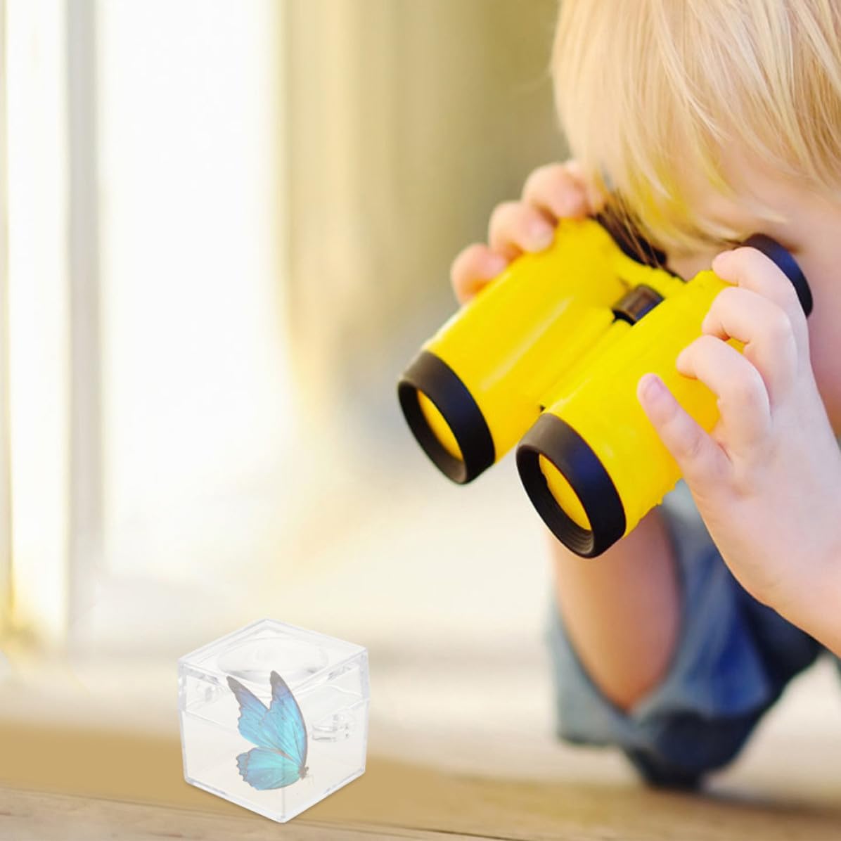 12pcs Insect Observation Magnifier Containers Made of Sturdy Abs Material, 4x4x4 Inches Each, Designed to Observation Skills and Provide an Immersive Insect Exploration Experience