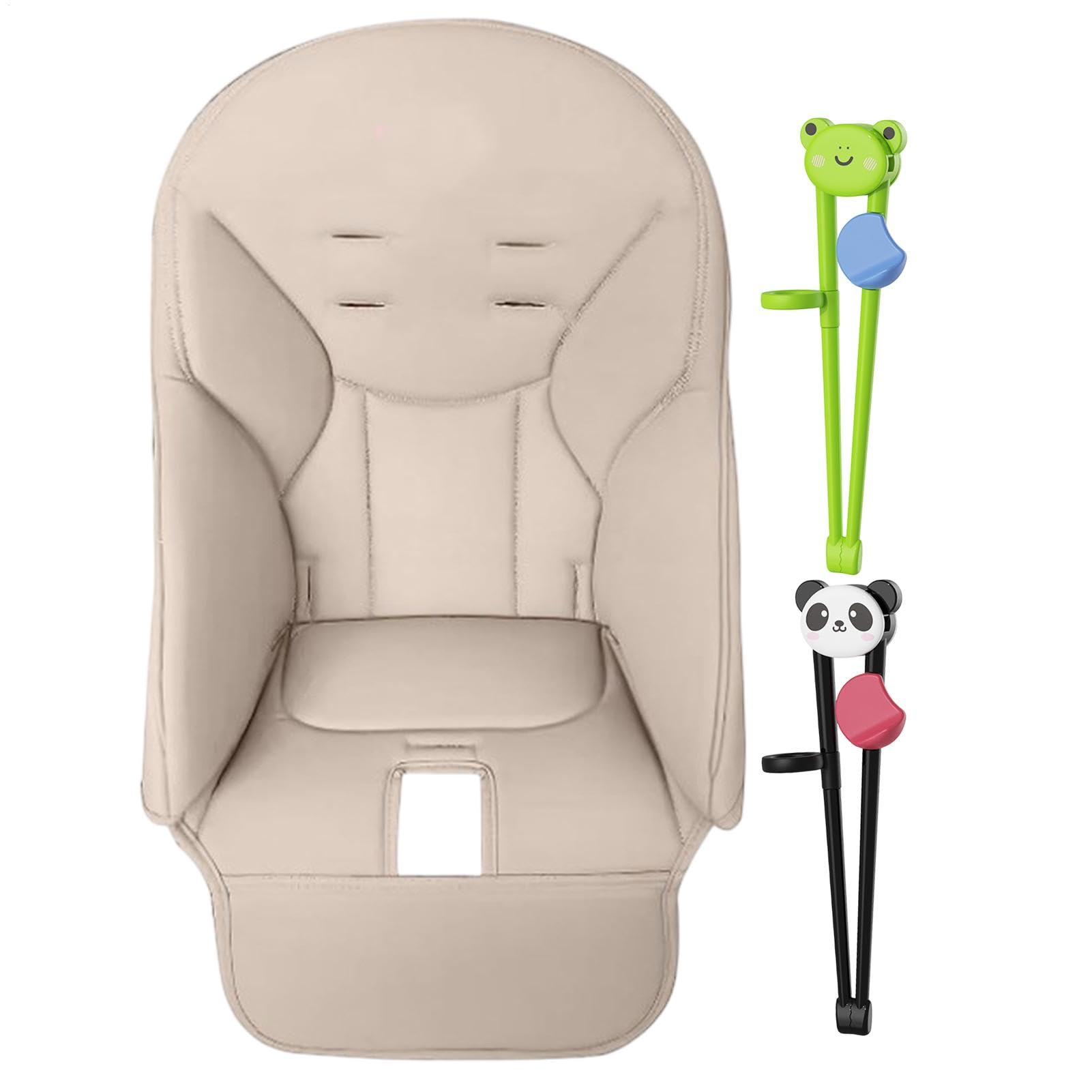 Baby Hochstuhl Sitzbezug - PU-Leder Sitzauflage und Sitzverkleinerer für Esszimmerstuhl, Kompatibel mit Peg-Perego, Siesta Zero3, Baoneo, Kosmic Jané