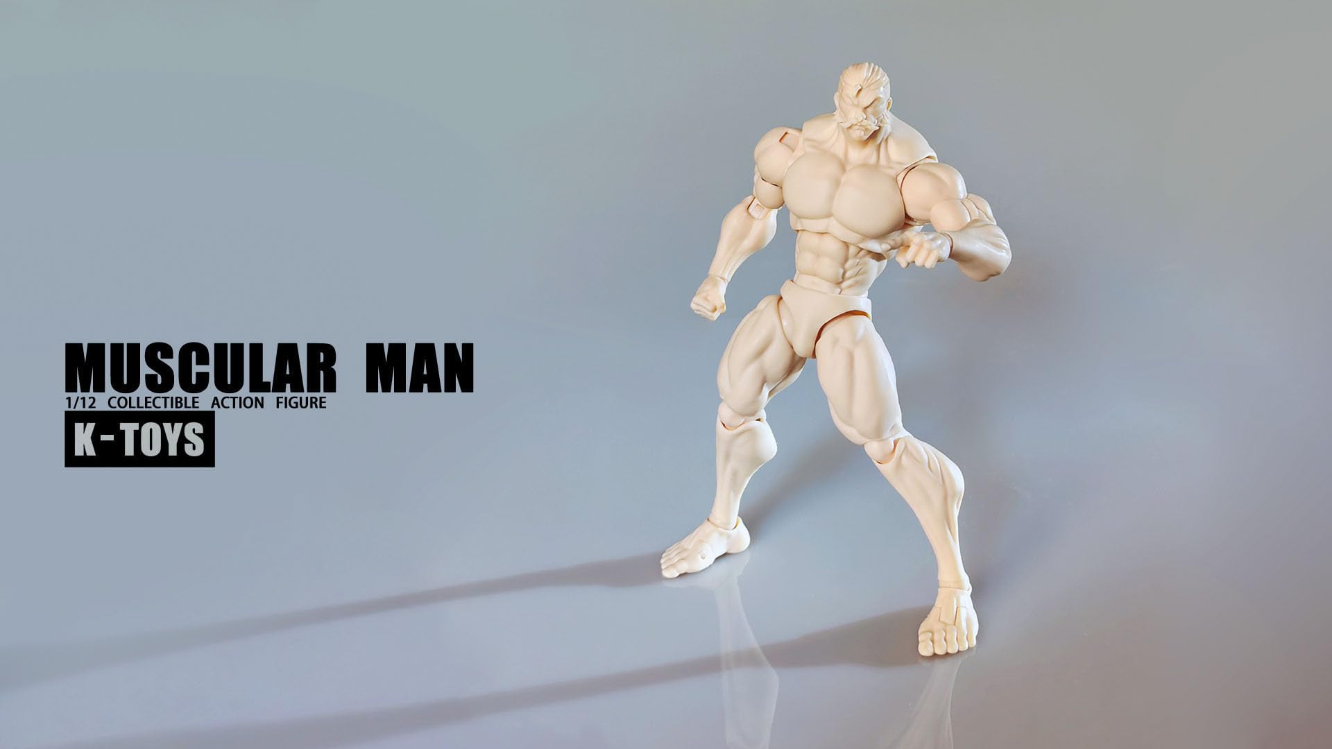 Amazon.co.jp: K Toys 筋肉質男性素体 KT01A 1/12スケール PVC&POM&ABS