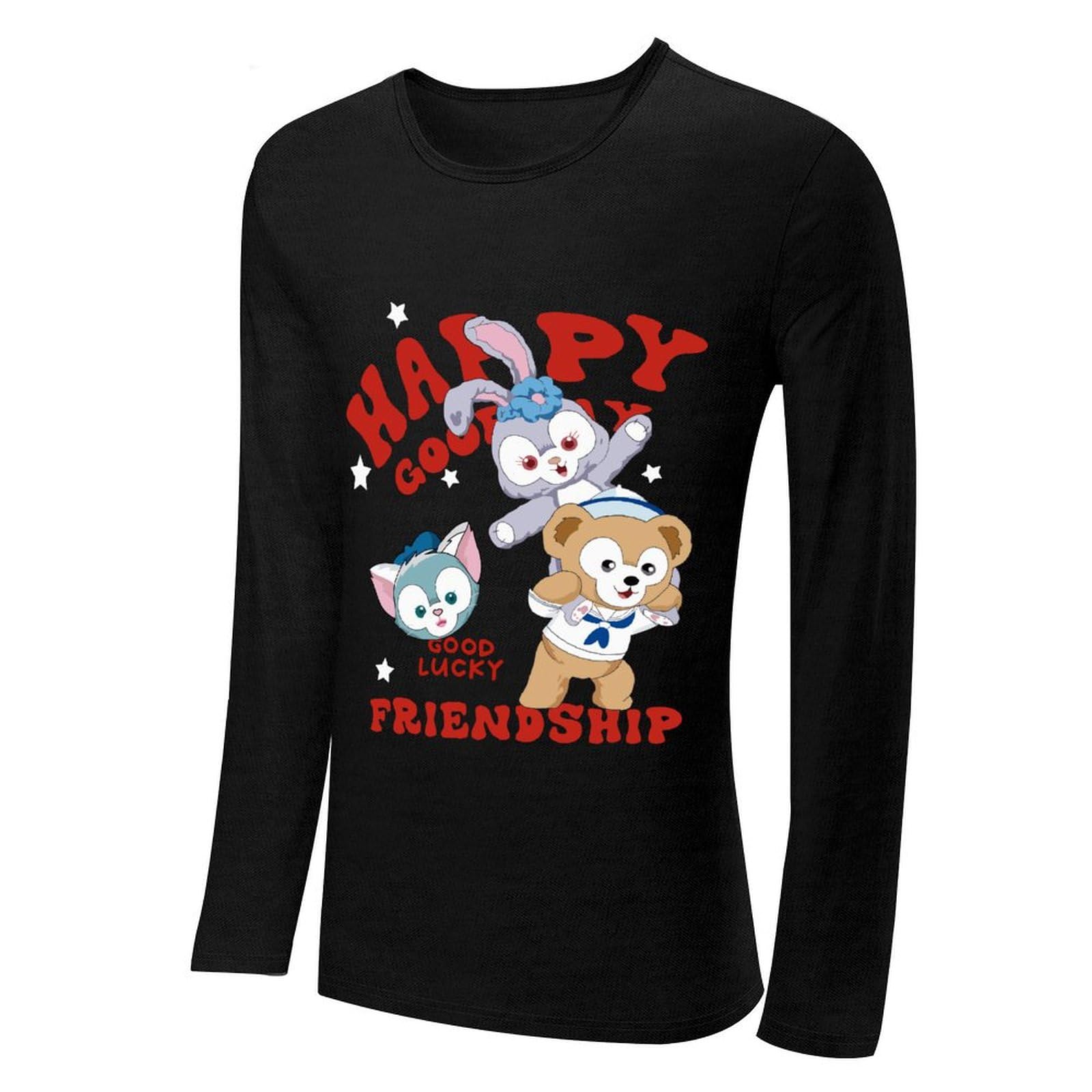 Amazon.co.jp: Tシャツ ダッフィーフレンズ 長袖tシャツ メンズ