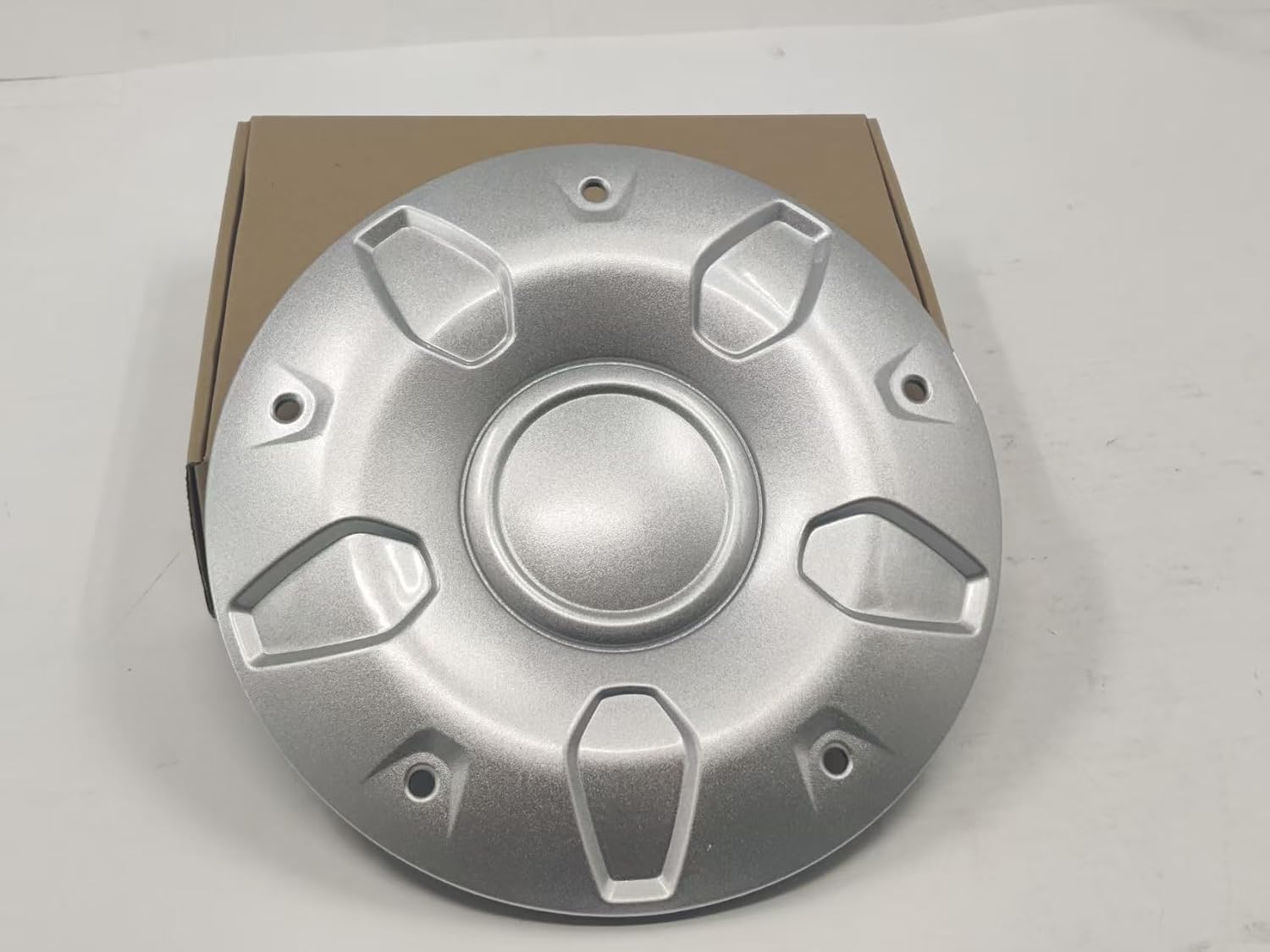 CK4Z-1130-C Center Wheel Caps 4pcs Silver Snap-on Direct for 2015-2026 Ford Transit 150/250/350/350HD with Non-Dually 16" Factory Steel Wheel Replace # CK4Z1130C,BK21-1130-CA,BK211130CA