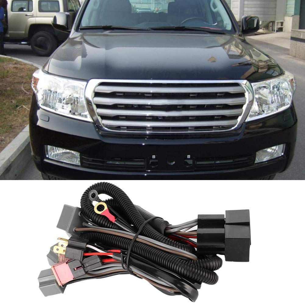 LED-Kabelbaum, Auto-LED-Scheinwerfer ABS-Kabelbaum Beleuchtung Boost mit für H4-Adapter vier Lichter