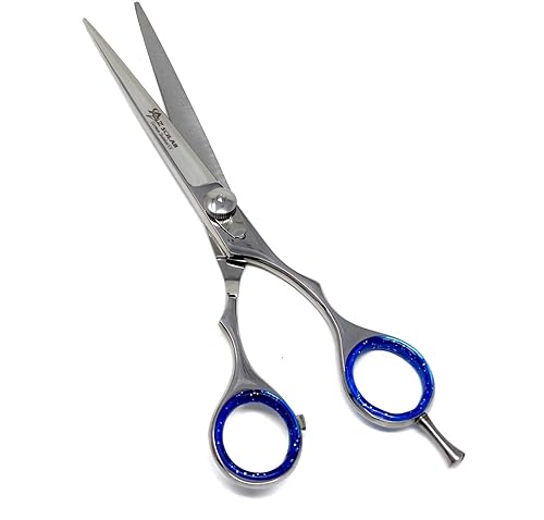 Miniatura 3 de Tijeras profesionales de peluquería de 7 pulgadas, acero inoxidable, tijeras de corte de pelo ligeras para peluquería, peluquería