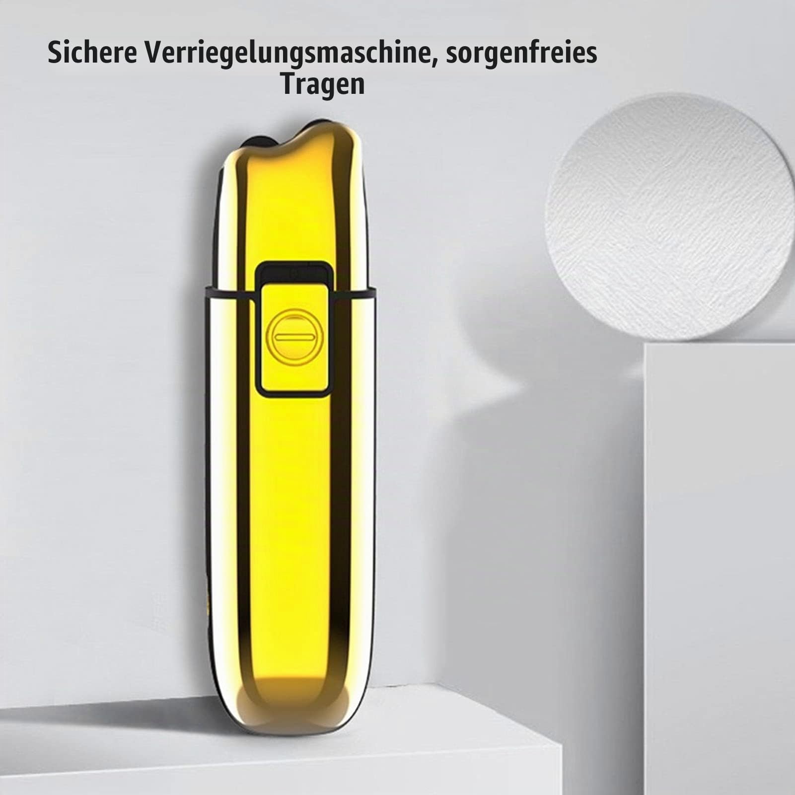 Herren Elektrorasierer Metall Doppelfolienrasierer Wasserdichter Elektrorasierer USB Wiederaufladbarer Kabelloser Elektrischer Rasierer Barttrimmer Golden