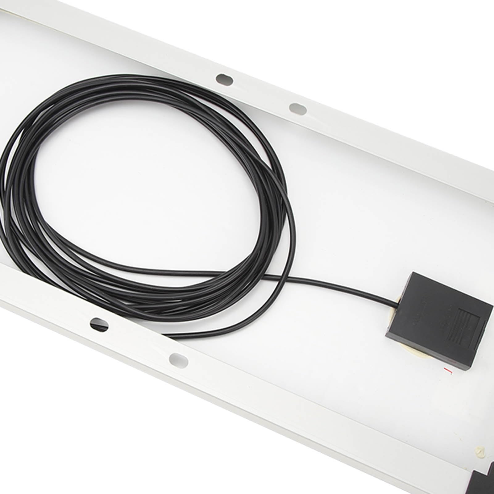 Kit de Panel Solar de 10 W FM123, Panel de Carga de Batería Solar Portátil para Puerta, Panel de Batería con Energía Solar para una Fácil Instalación y un Rendimiento duradero.