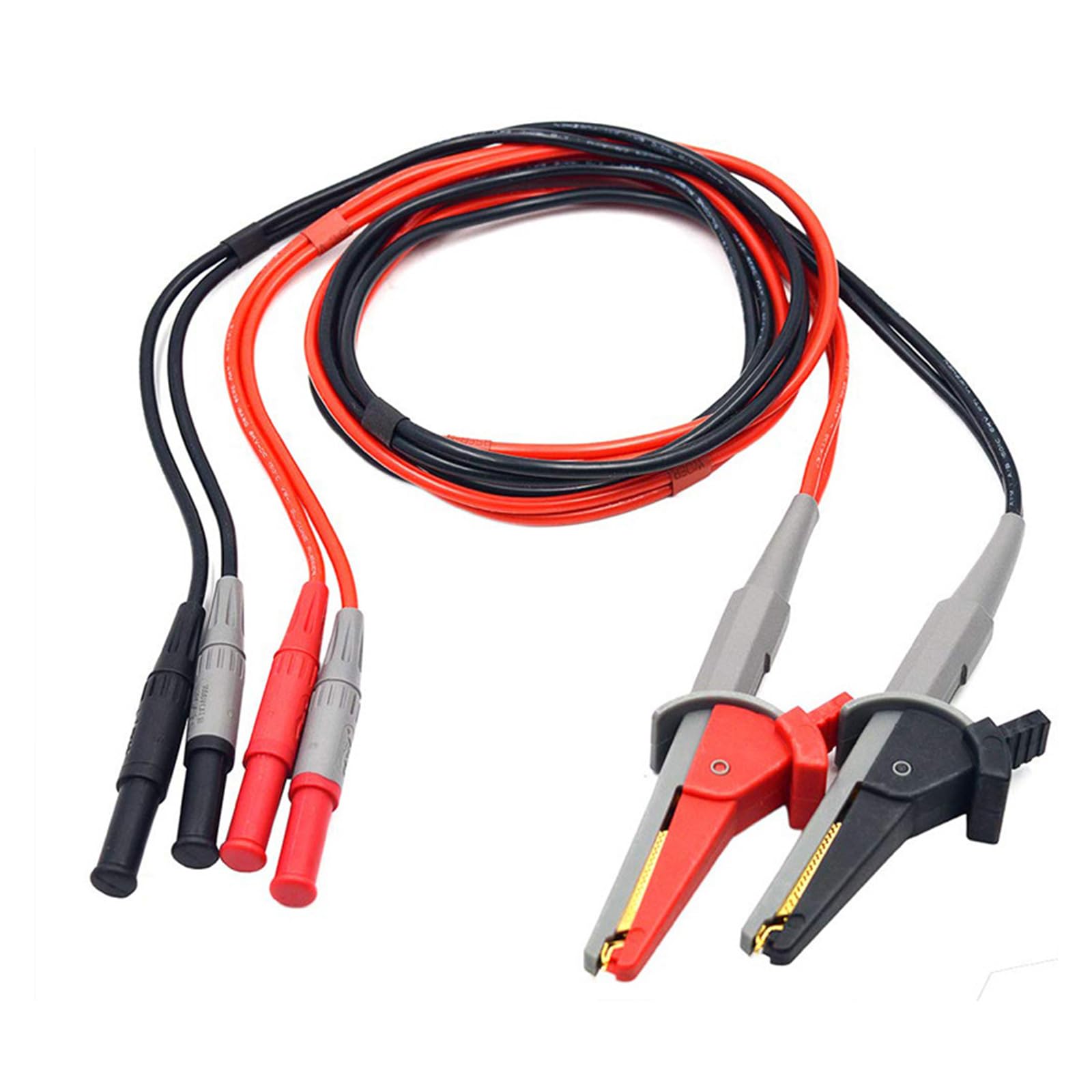 Buxuaaaa Bc0001004800 Flame Retardant Silicone Multimeter Leads 4Mm Banana Plug Line 1000V 10Amp Multimeter Probes Leads Banana Plug Probe Cable