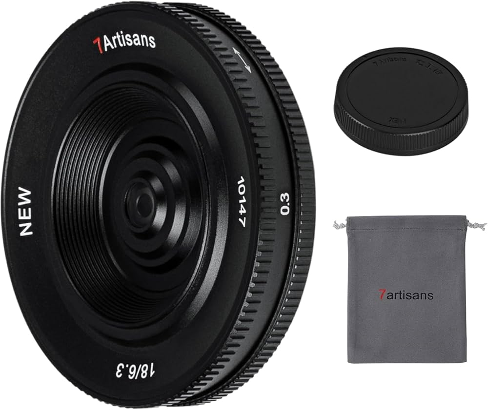 Amazon.co.jp: 7artisans 18mm F6.3超薄型APS-Cプライムレンズ