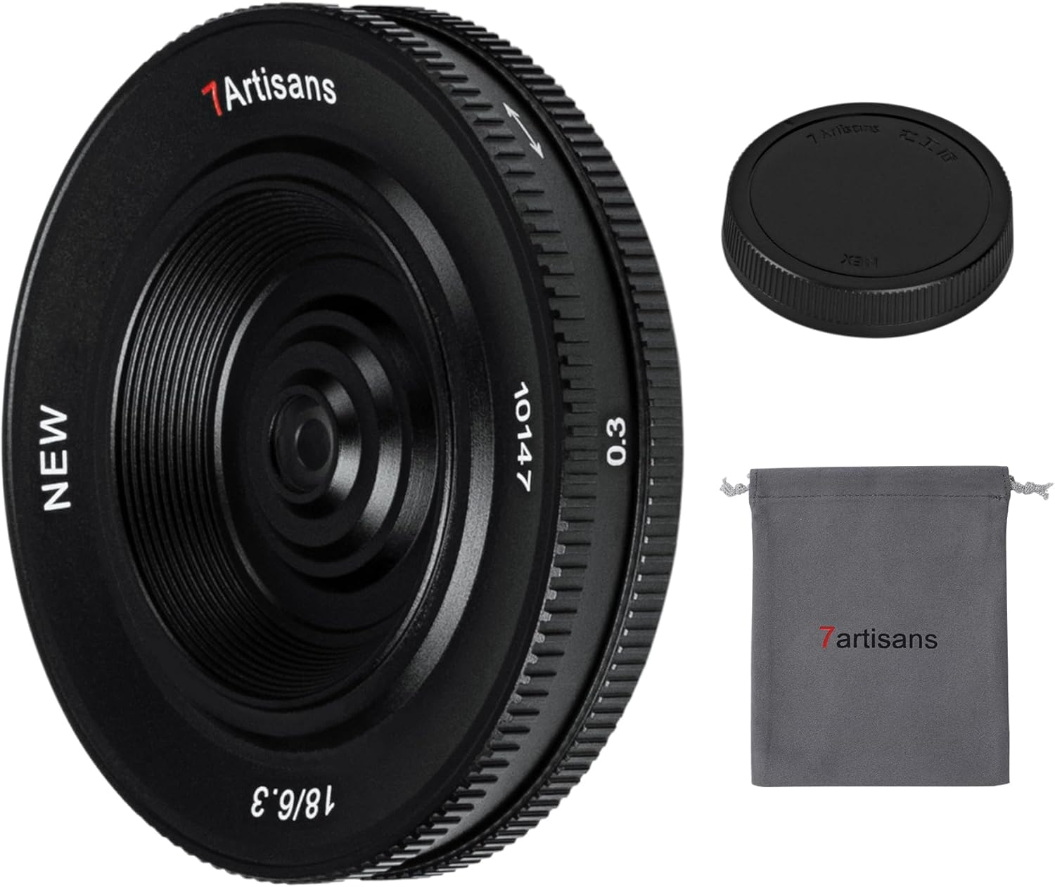 Amazon.co.jp: 7artisans 18mm F6.3超薄型APS-Cプライムレンズ