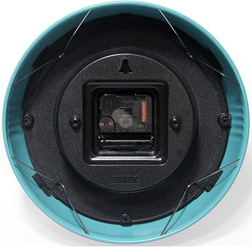 Miniatura 4 de Reloj de pared decorativo estilo retro, 9 pulgadas silencioso, para cocina o comedor, estilo moderno de mediados de siglo