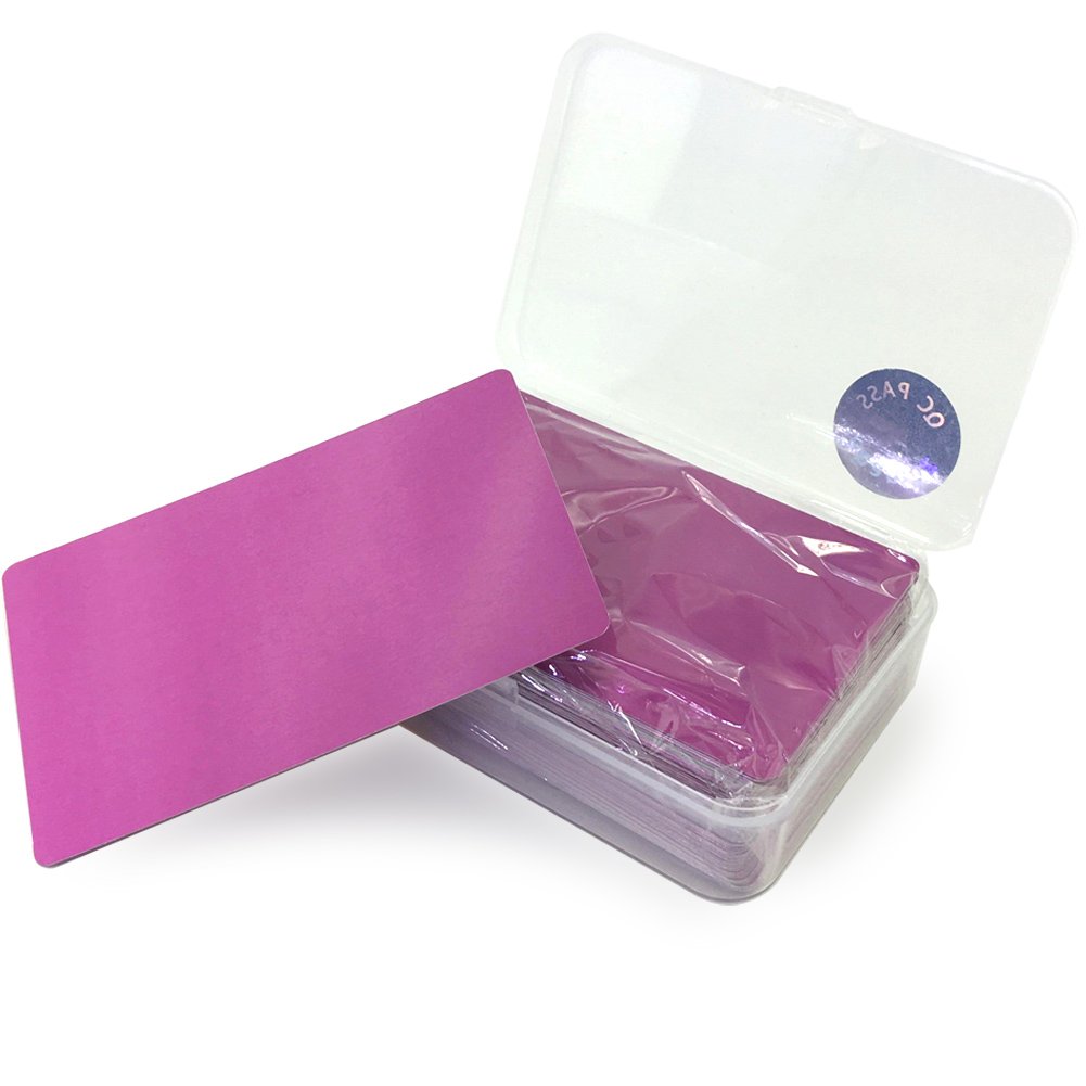 LOT DE 10 Plaques Vierges Rectangulaires En Aluminium à