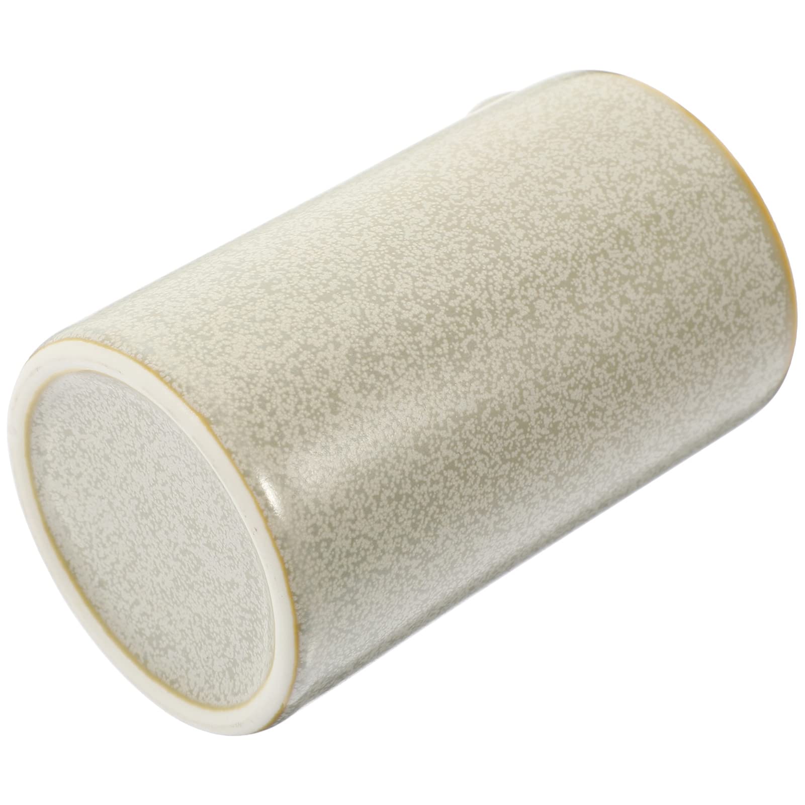 BESTonZON Ceramic Creamer Milk Pitcher Mini Sauce Ketchup Pitcher Coffee Container Porcelain Creamer Honey Jar for Home Coffee Beige