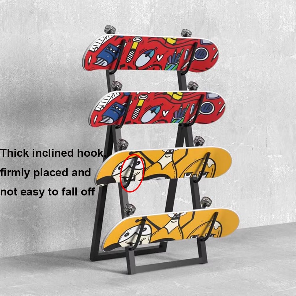 Generisch Ski- und Snowboard-Aufbewahrungsständer aus goldfarbenem Metall, Bodenständer für Garage/Werkstatt, robuste Snowboardhalterung, platzsparende Skihalterung, 30 x 123 cm