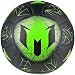 adidas Performance Messi Soccer Ball, Black/Solar Green, Size 4