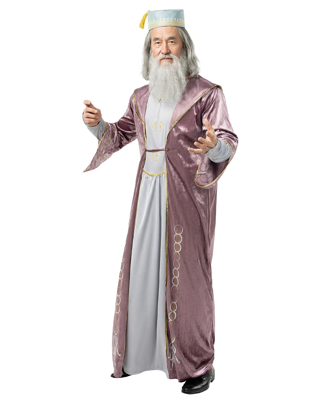 Funidelia | Disfraz de Dumbledore Harry Potter para hombre Películas & Series & Magos - Disfraz para adultos y divertidos accesorios para Fiestas, Carnaval y Halloween - Talla M - L