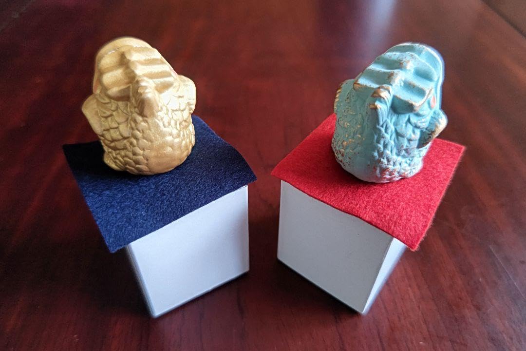 Amazon.co.jp: 伊勢神宮 令和六年干支の置物 辰の丸干支