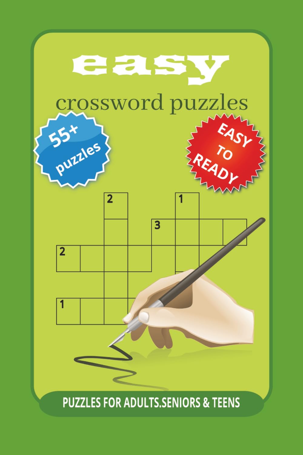 easy crossword puzzle books: Easy & Fun Brain Challenges for Relaxation and Mental Boost — 50+ Engaging Crosswords for All Skill Levels