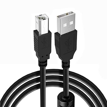 8125e Printer Cable USB 2.0 Cord for HP OfficeJet Pro 8125e, 9125e, 8139e, 9135e, 9730e, 8135e, 8015e, 9015e, for HP DeskJet 2855e, 2827e, 4255e, 4155e, 4227e, 2755, 4158 Printer 5 FT